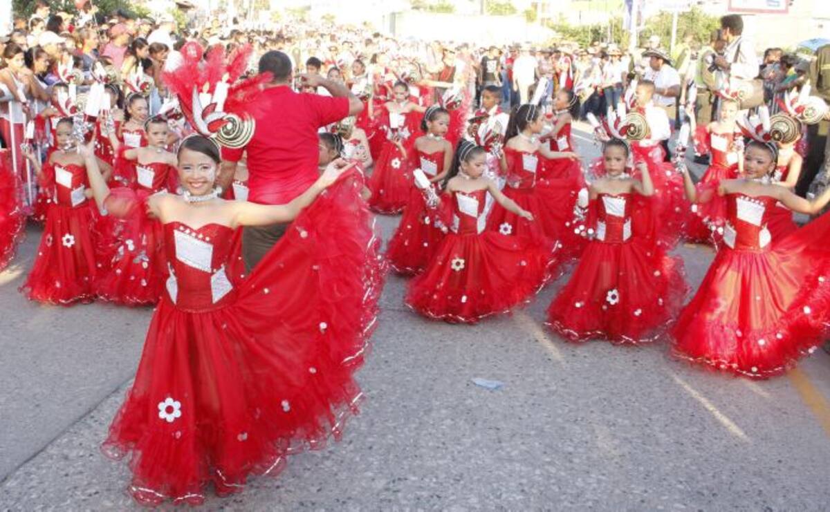 Comparsa Cultura Esplendor, Centro Educativo Pensar y Jugar de Sincelejo. MANUEL SANTIAGO PÉREZ / ELUNIVERSAL