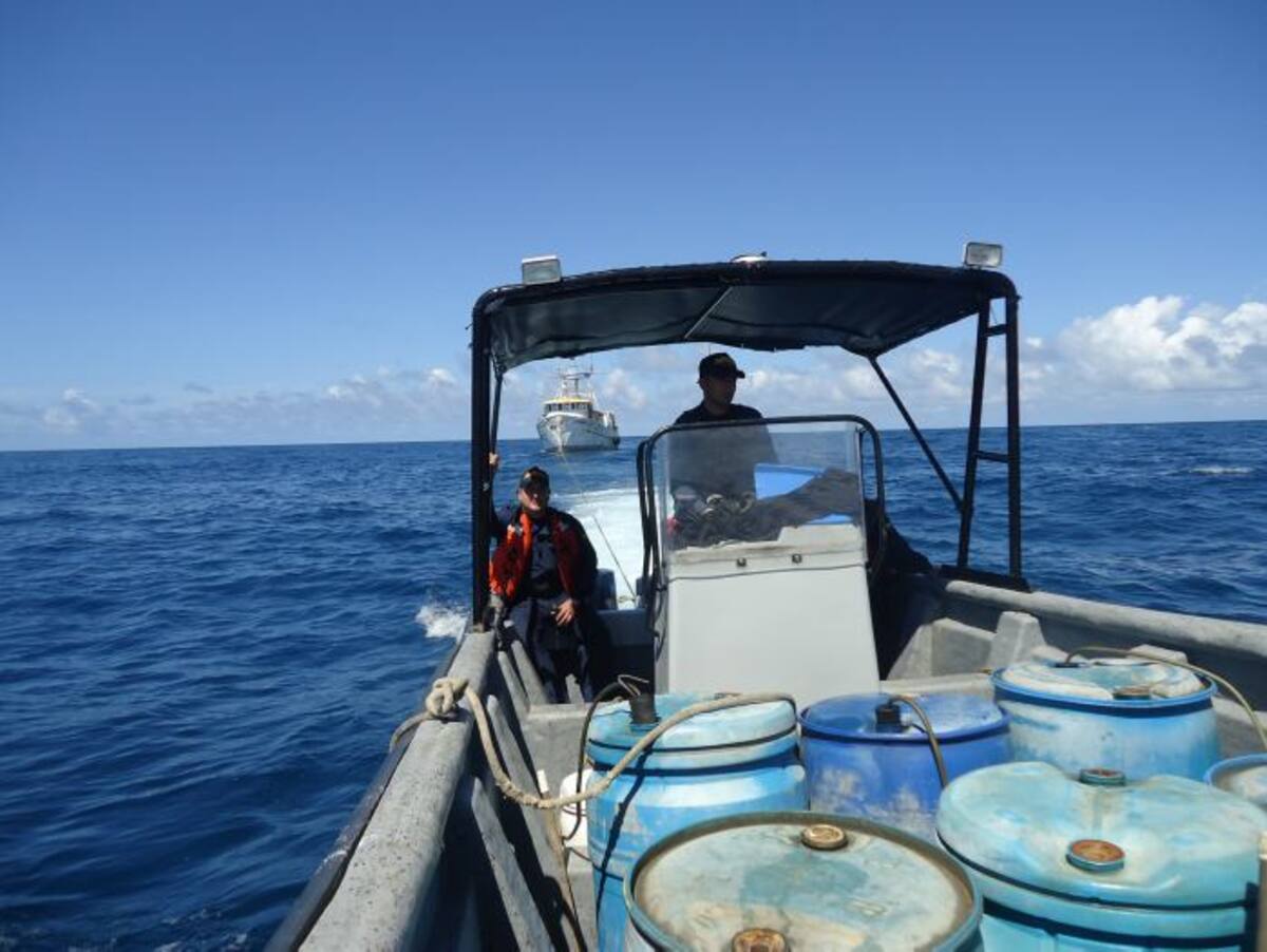 El rescate se dio en la alta Guajira colombiana. PRENSA ARMADA NACIONAL