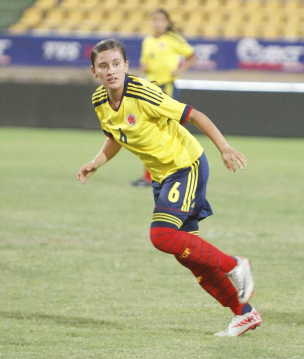 Dayana Castillo, figura de Colombia en el Mundial Sub 17. Archivo