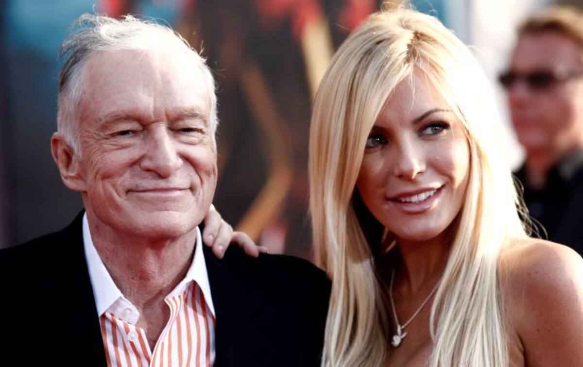 Hefner, de 86 años, y Crystal Harris, de 26, anunciaron el suceso en sus cuentas de la red social Twitter. AP MATT SAYLES
