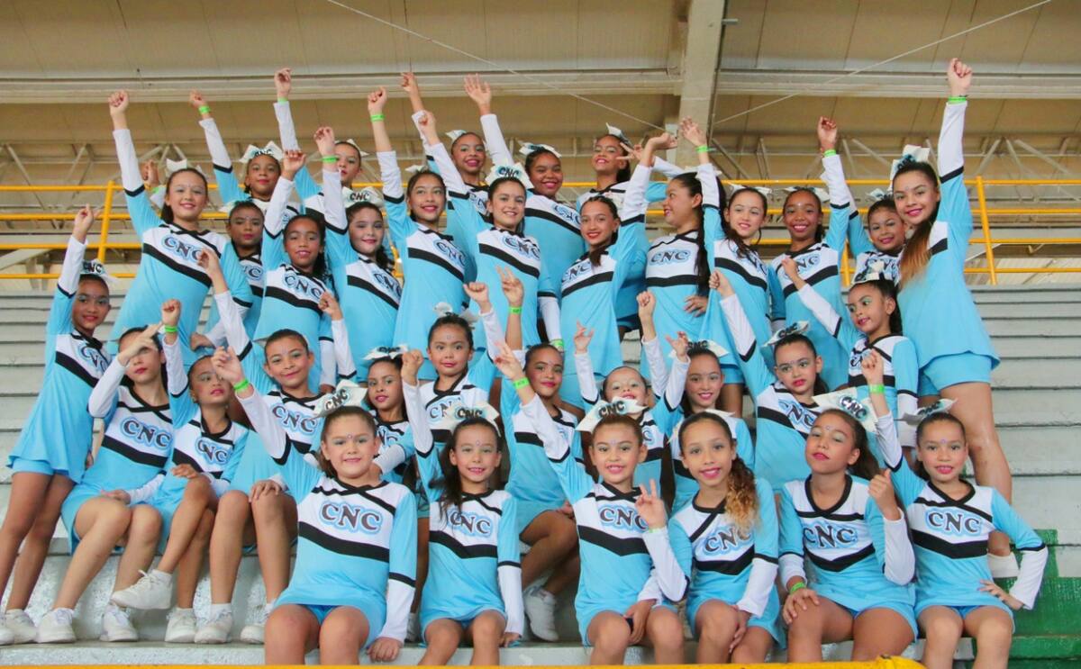 Equipo Junior de La Candelaria, primer puesto en el Campeonato Nacional Cheer And Dance Colombia. CORTESÍA