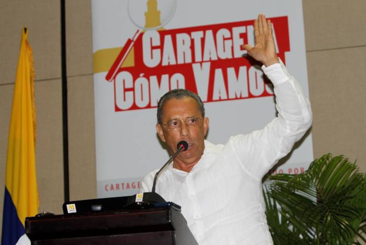 Campo Elías Terán fue el gran ausente en este evento. Su lugar lo ocupó el alcalde encargado de Cartagena, Óscar Brieva. AROLDO MESTE ALCÁNTARA - EL UNIVERSAL