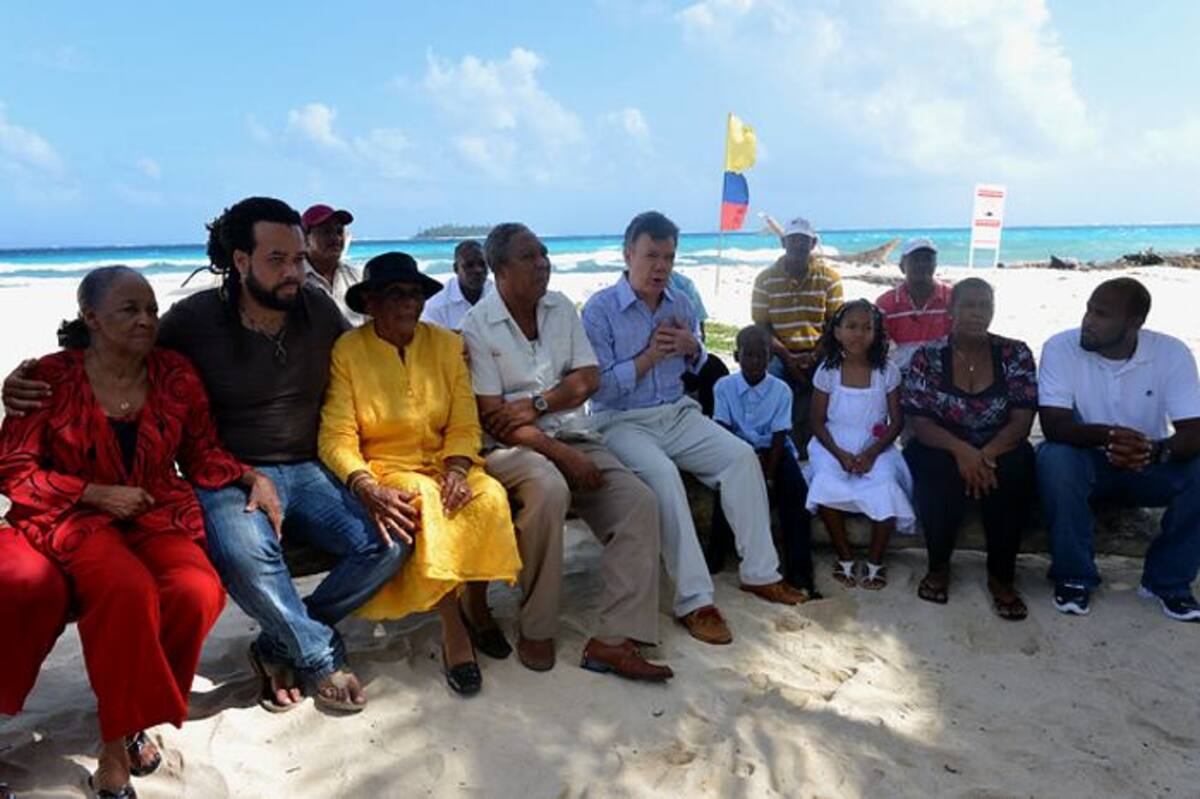 Los integrantes de esta delegación, explicaron sus derechos y vínculos ancestrales con el Archipiélago. COLPRENSA