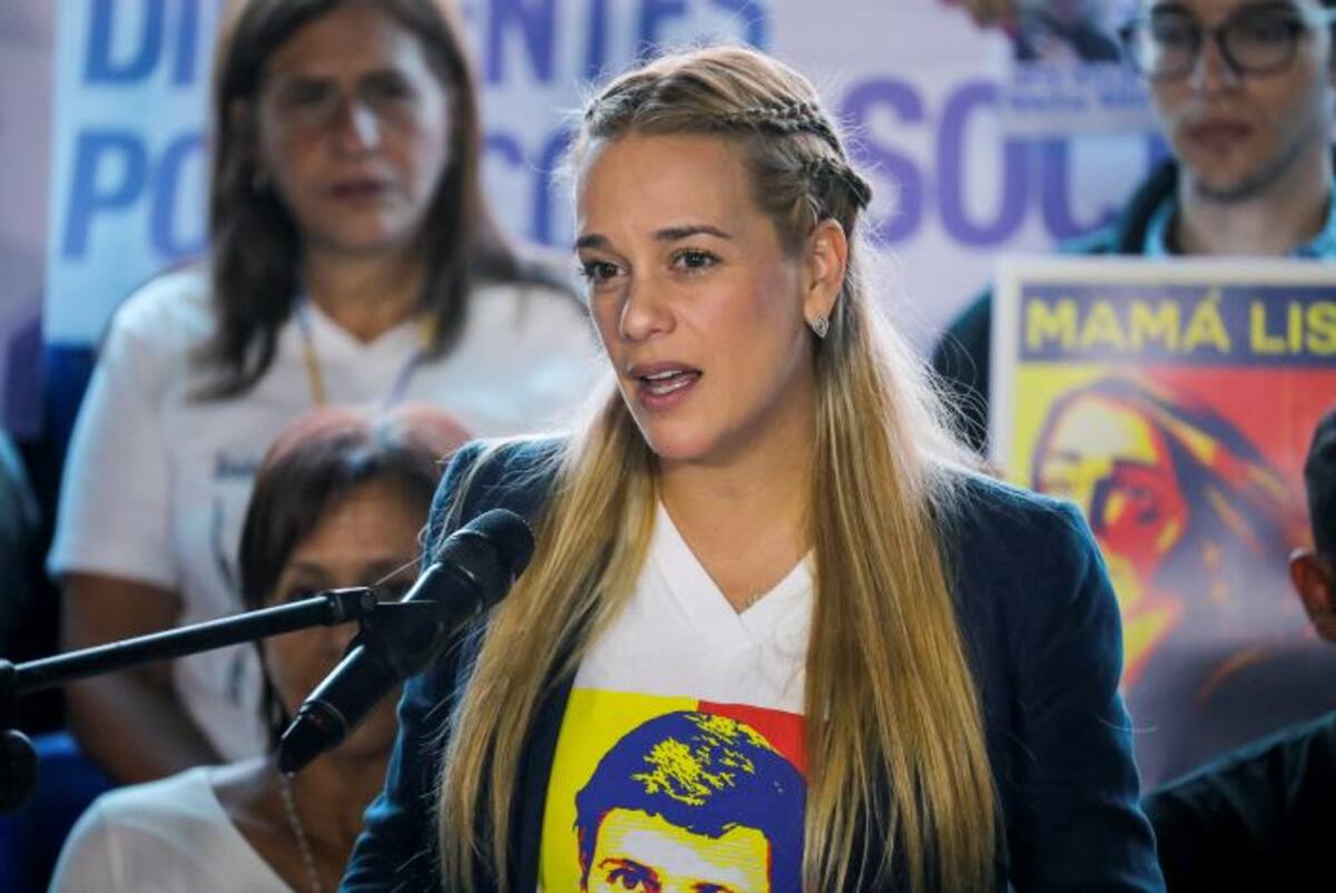 Lilian Tintori, esposa de Leopoldo López. EFE