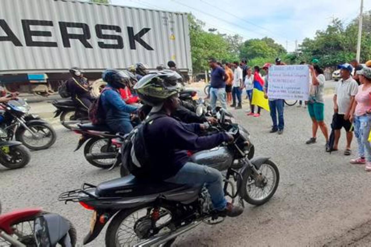 Protesta en Mamonal: “Nos sentimos abandonados por el Distrito”