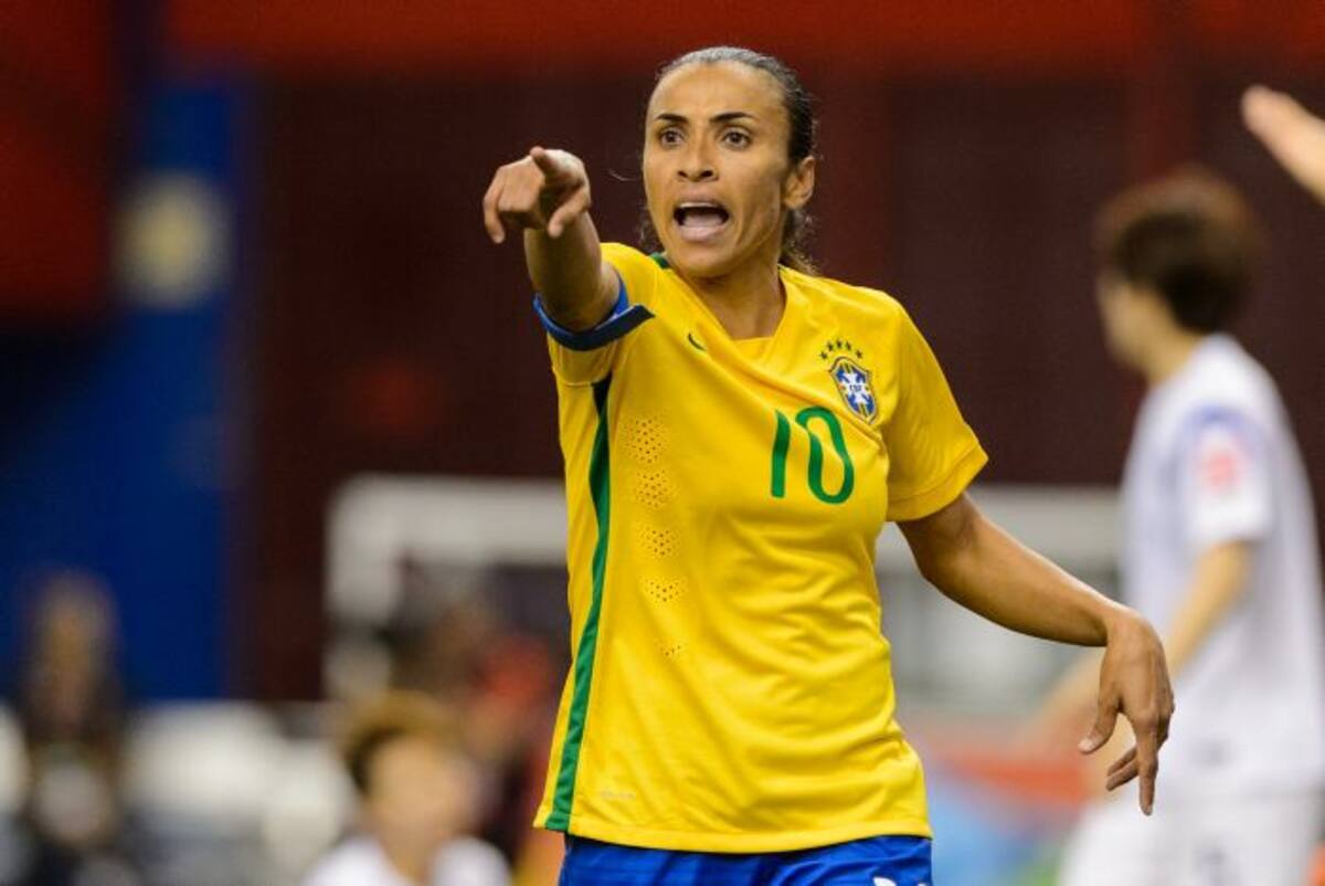 Marta aspira a un nuevo premio como mejor jugadora del mundo. AFP Minas Panagiotakis