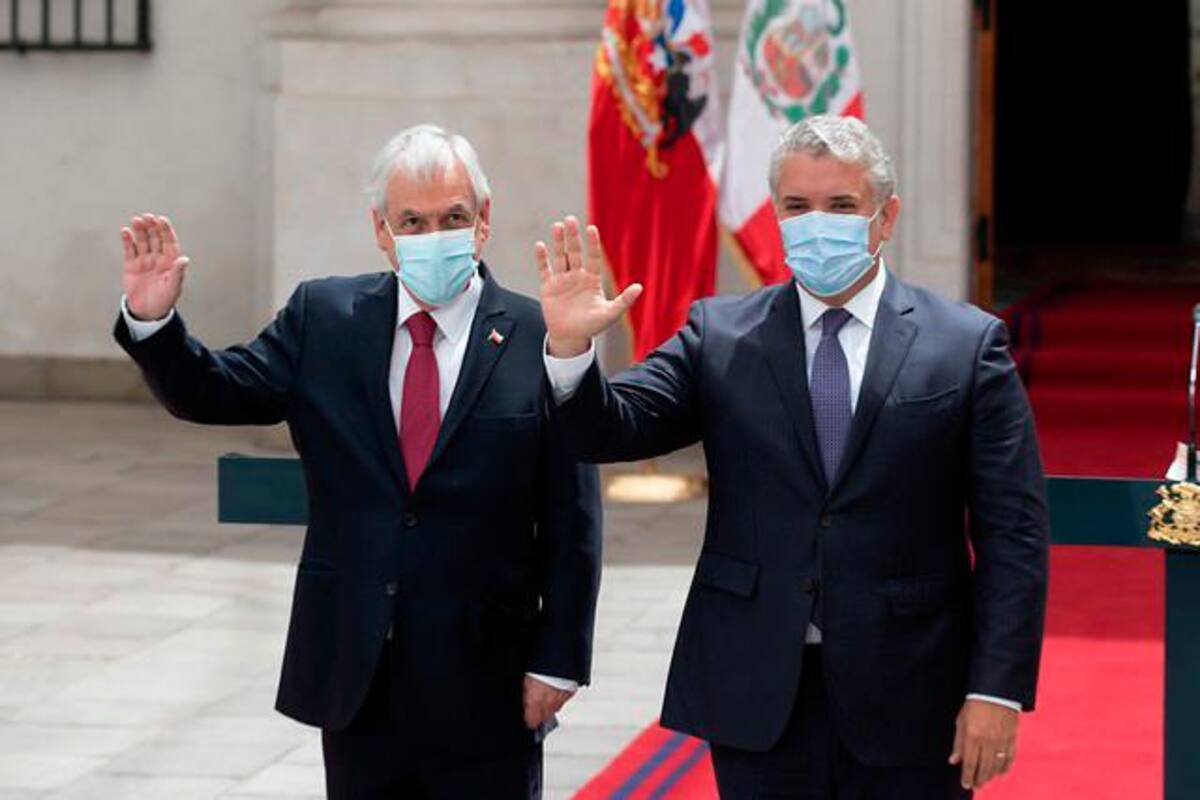 Duque visita Cartagena en compañía del presidente de Chile