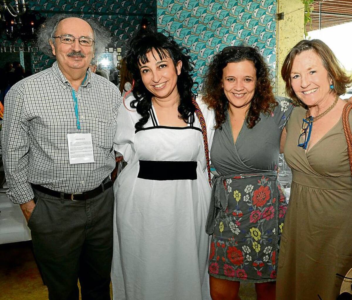 Antonio Colinas, Eugenia Rico, Cristina Fuentes y Roxana Bugmet.