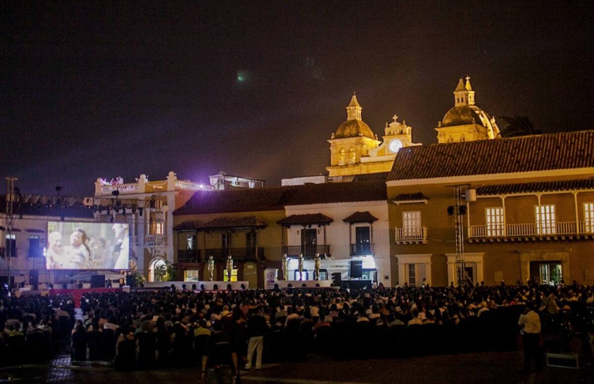 Cartagena, cine bajo las estrellas. Cortesía FNPI