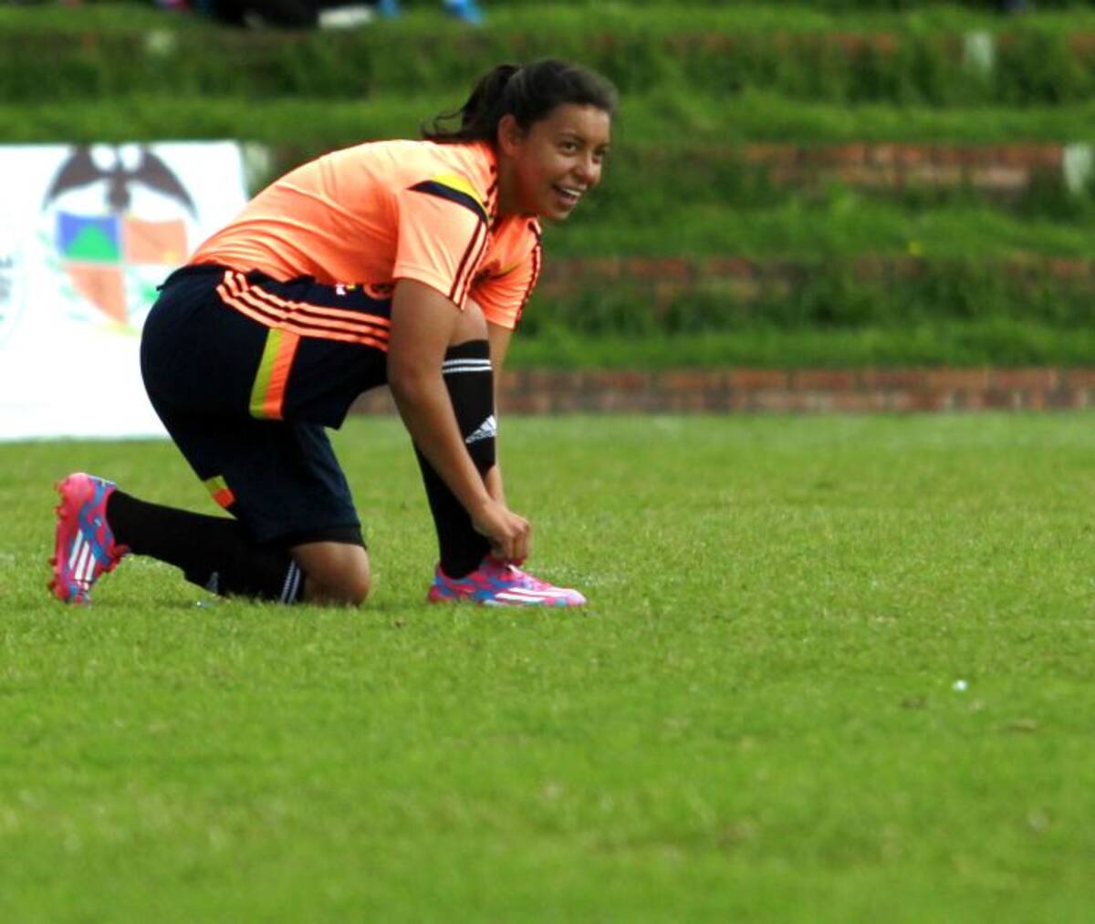 Yoreli Rincón, jugadora de la selección Colombia de fútbol femenino. COLPRENSA