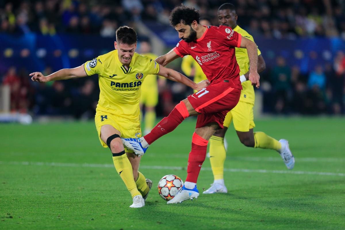 Imágenes del juego de vuelta entre Liverpool y Villarreal, por la semifinal de la Champions League. //EFE