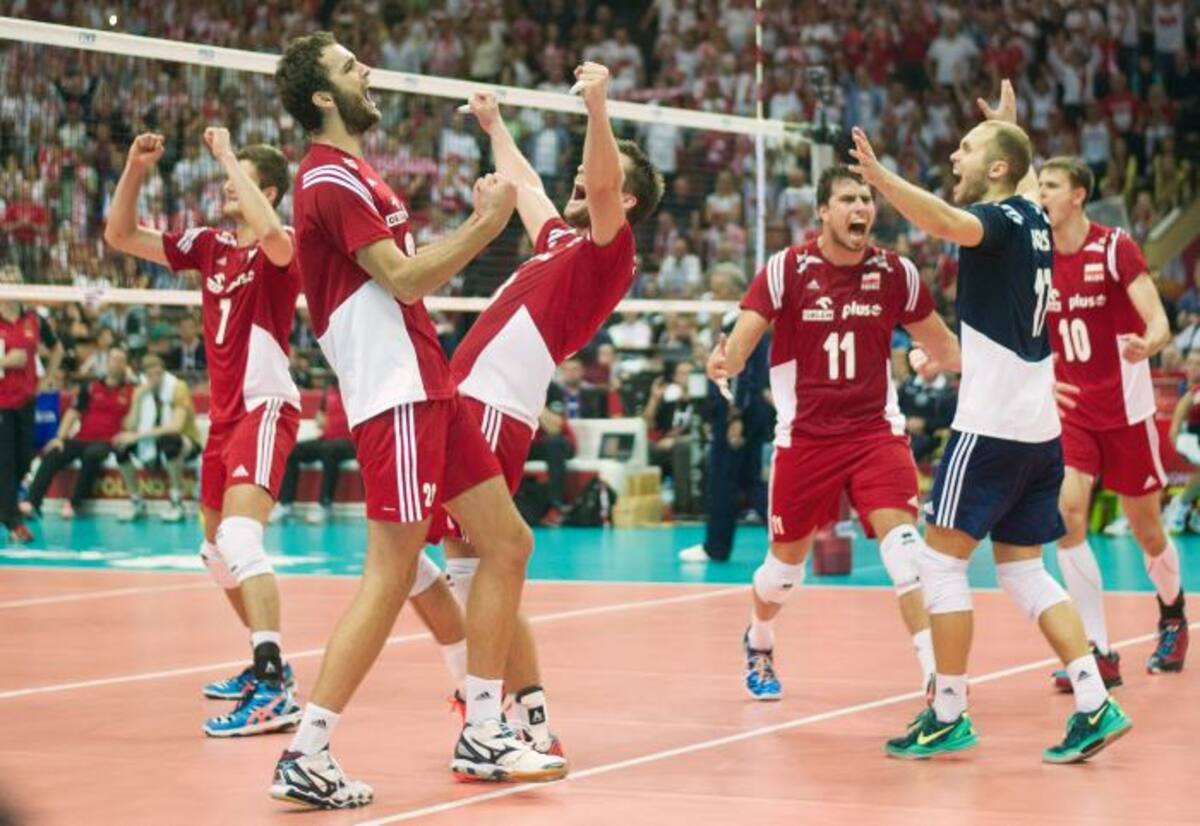 Polonia jugará la final del Mundial de voleibol. AFP JOE KLAMAR