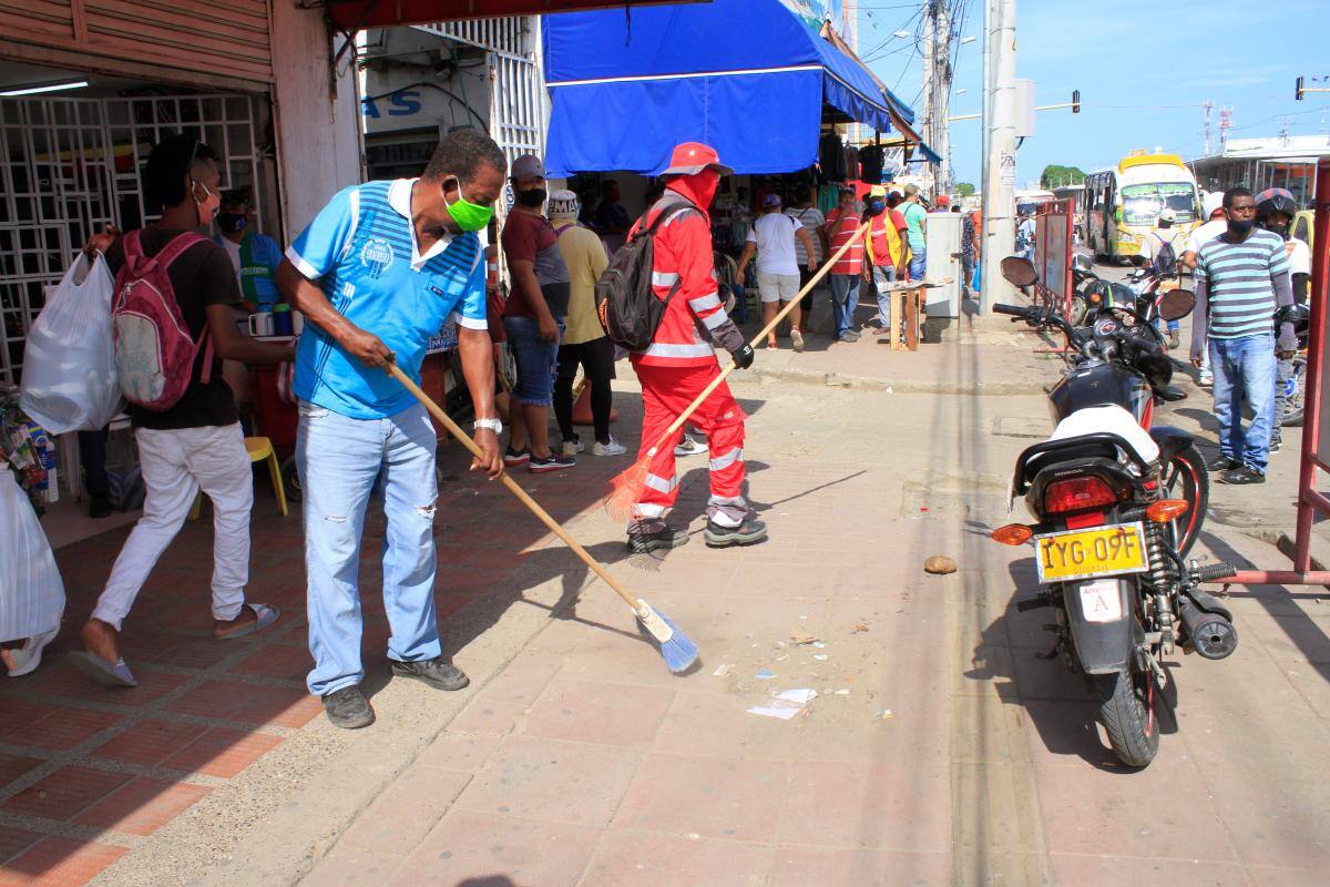 Realizaron la barretón por Bazurto en la avenida Pedro de Heredia