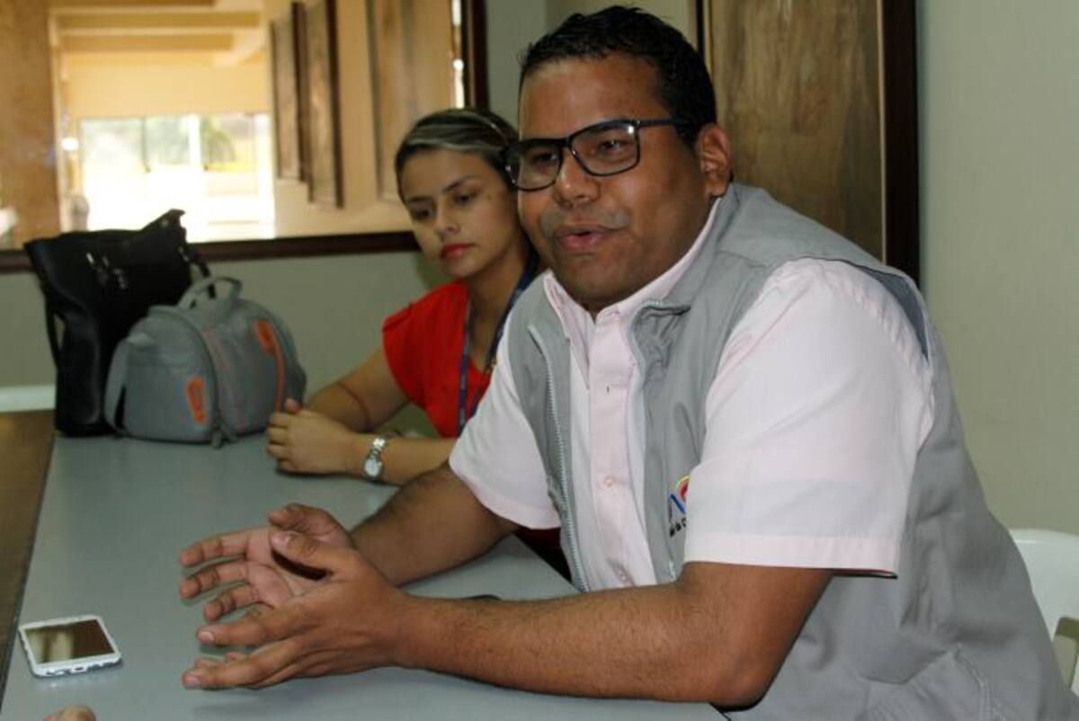 Orlando Higuera Torres, coordinador de la MOE en Cartagena Luis Herrán