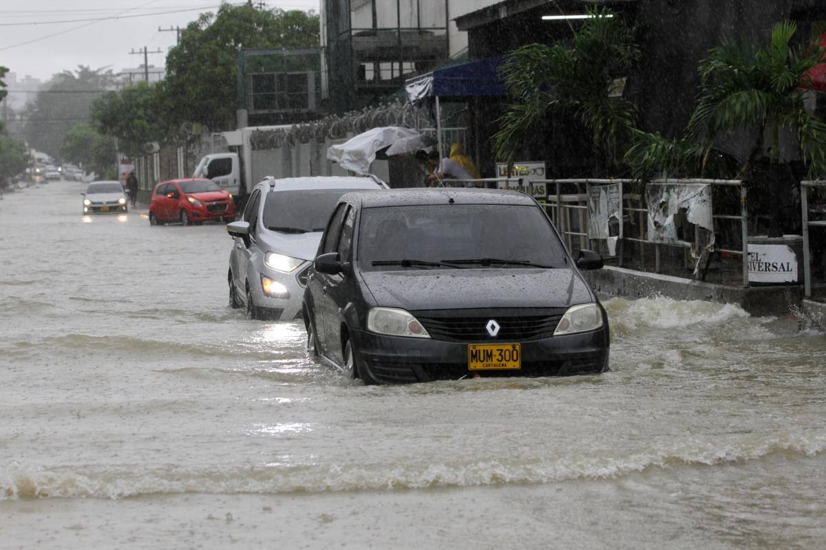 Inundaciones en los sectores de Cartagena