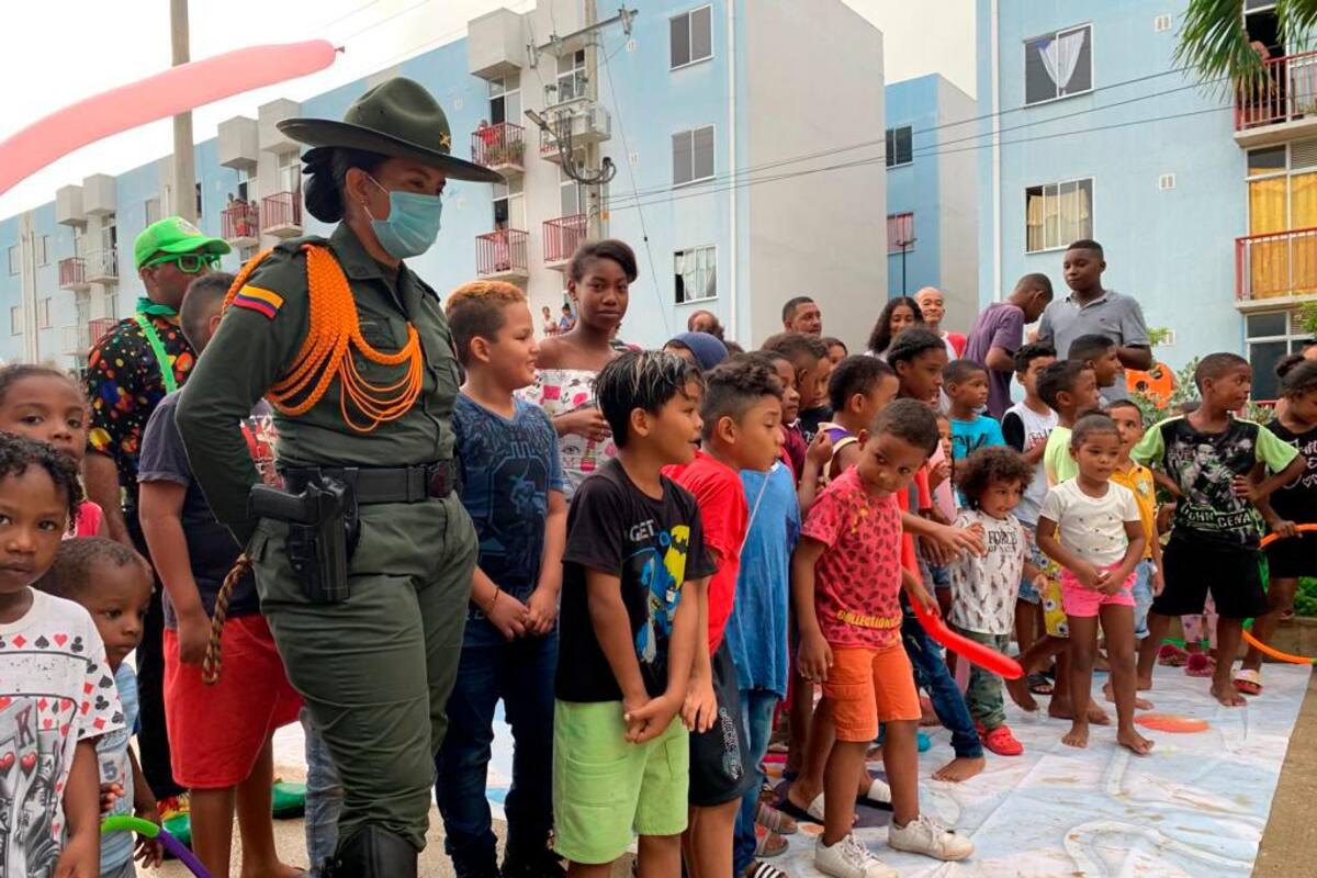 Actividad lúdica en Ciudadela La Paz
