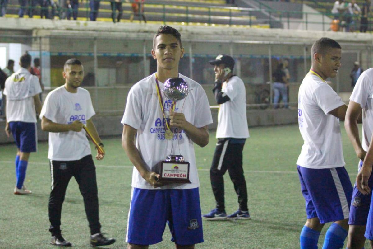 Samir Arroyo, cartagenero campeón en el Nacional de Fútbol sub 17