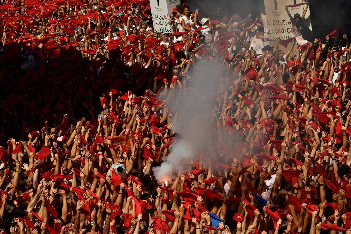 Arrancan las fiestas de San Fermín en Pamplona, España