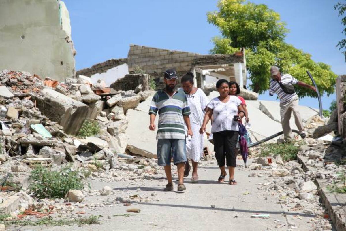 Varias calles del barrio San Francisco quedaron muy destruidas luego del desastre natural que se manifestó en el lugar el año pasado. Archivo