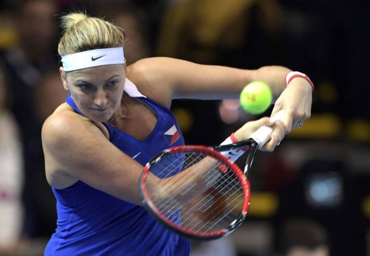 Petra Kvitova. AFP PATRICK HERTZOG