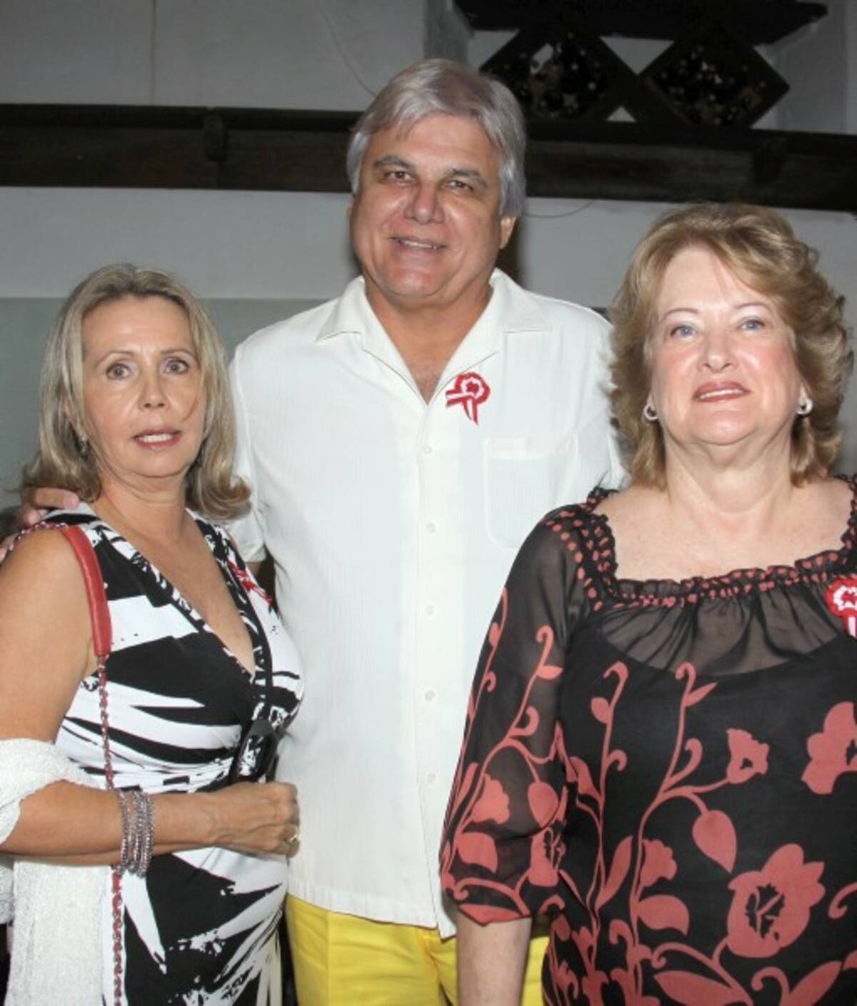 Lucy de De La Vega, Eduardo Luis De La Vega Visbal y Esther de De La Vega.