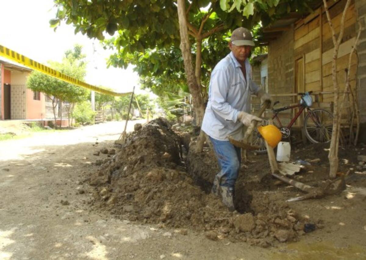 Las obras están casi terminadas y se ejecutan gracias a un convenio suscrito entre el Municipio de San Estanislao de Kostka con Gases del Caribe. ARCHIVO