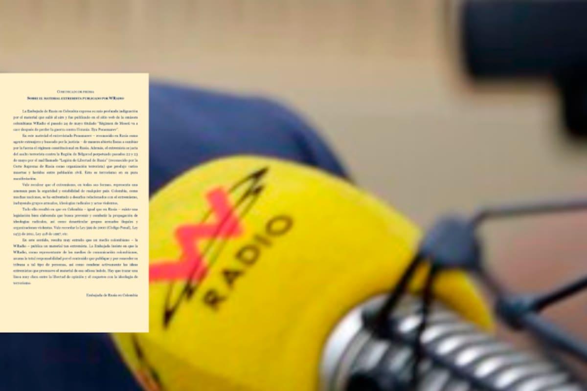 Gobierno colombiano rechaza “censura” de Rusia a W Radio por una entrevista