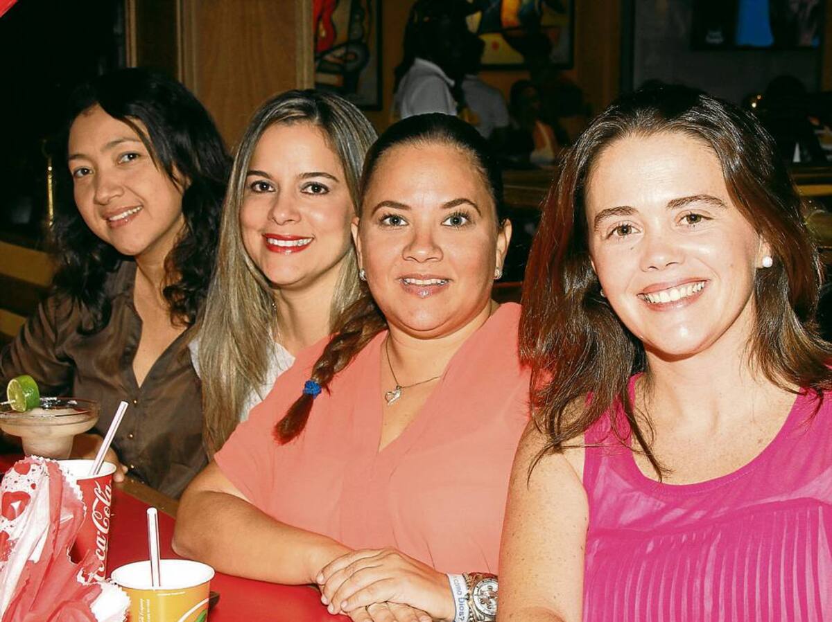 Emiliana Palacios, Nathalie Martínez, María Claudia Vivero y Jenny Serrano de Bagnoli. Maruja Parra /El Universal/