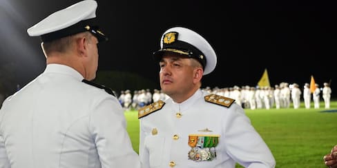 La Escuela Naval de Cadetes en Cartagena presentó a su nuevo director
