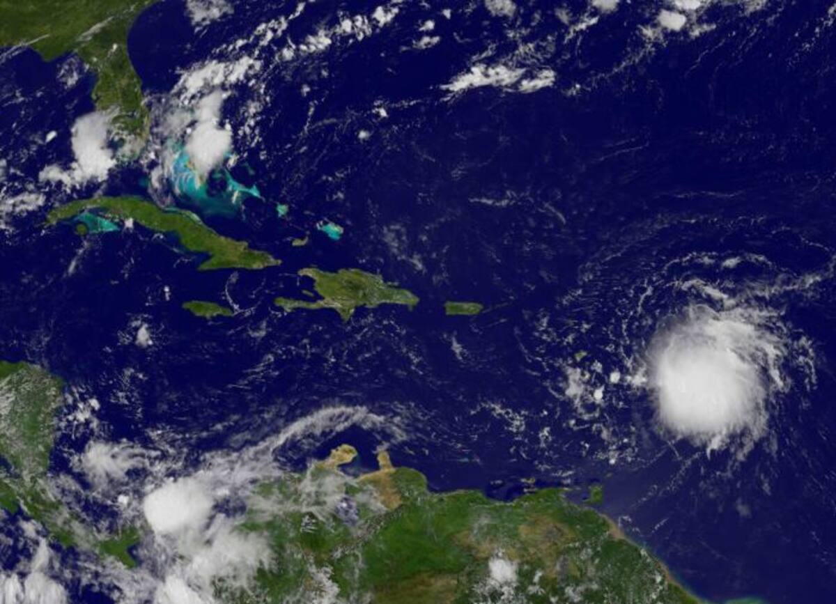 Tormenta tropical Erika. AFP