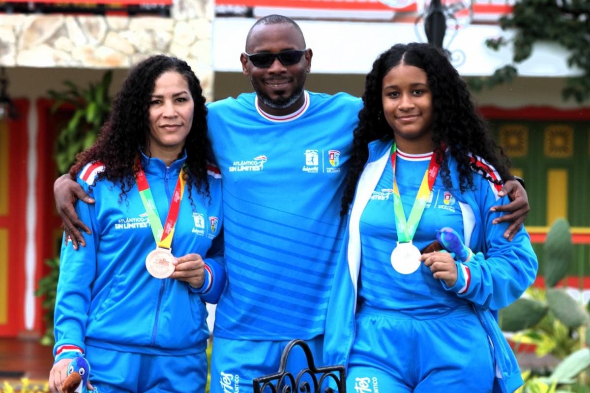 Juegos Nacionales: madre e hija dan las primeras medallas al Atlántico