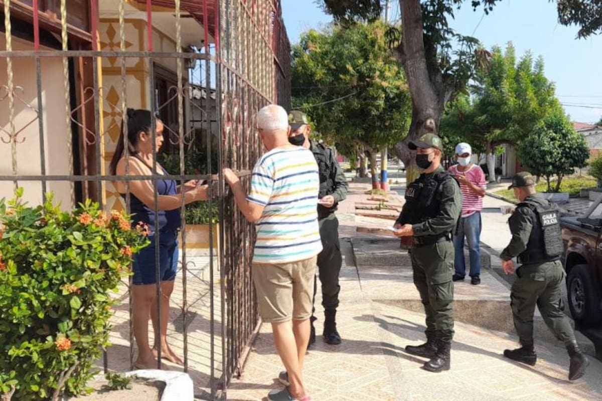 Realizan campaña contra la extorsión en Santo Tomás, Atlántico