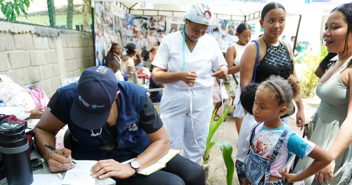 La ESE Hospital Local Cartagena atendió a más de 500 personas en Islas del Rosario