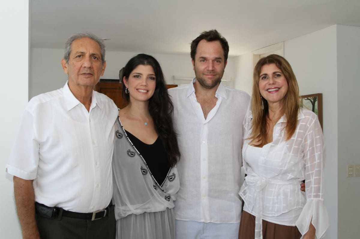 Ernesto Noceti, Andrea Noceti Gómez, Elliot Minski y Lucy Gómez Revollo.