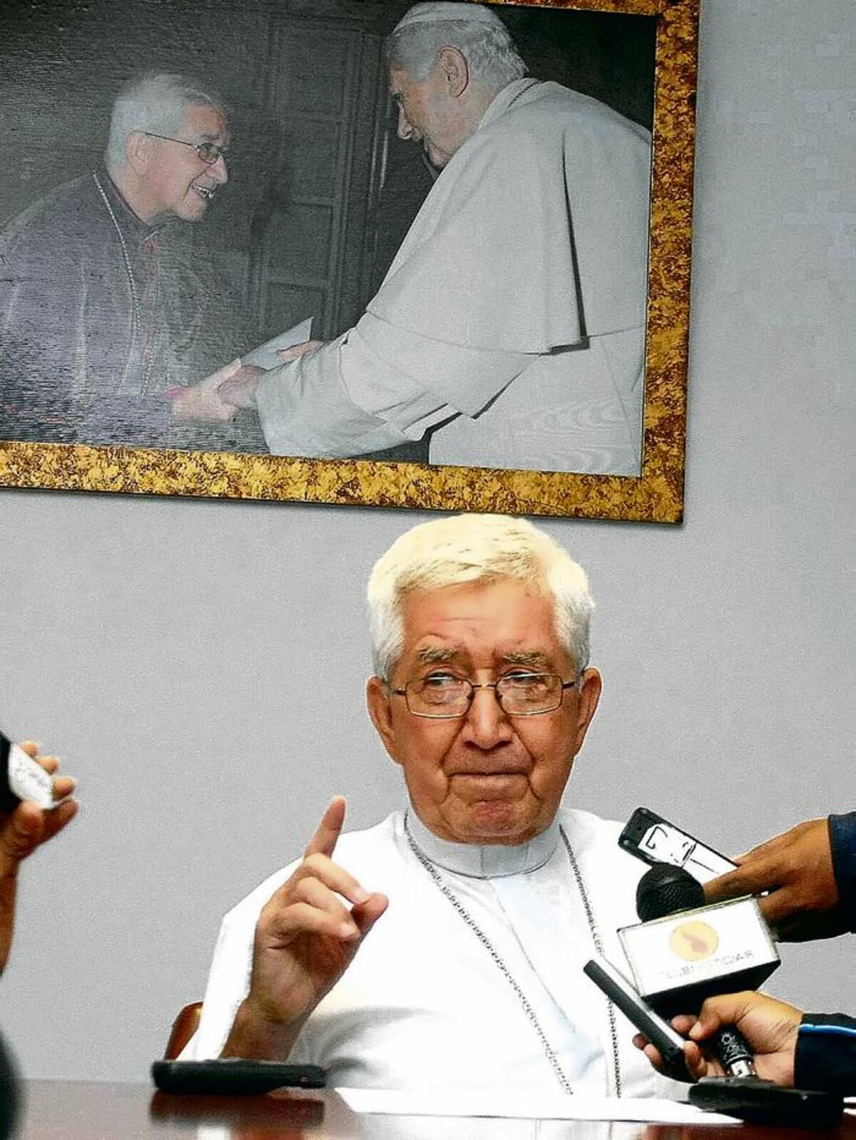 Monseñor, Nel Beltrán Santamaría, obispo de Sincelejo. MANUEL SANTIAGO PÉREZ/EL UNIVERSAL/