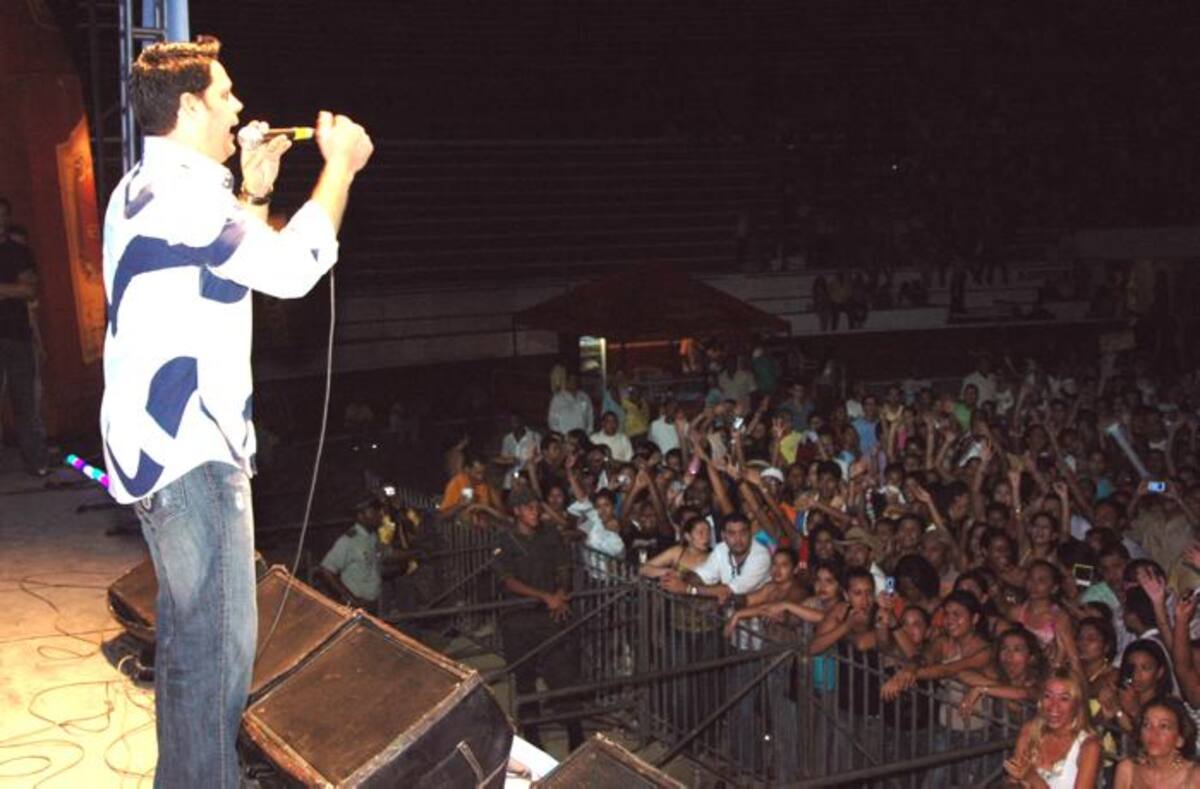 Esta foto fue tomada en el 2006 en un concierto de verano en la Plaza de Toros. EL UNIVERSAL