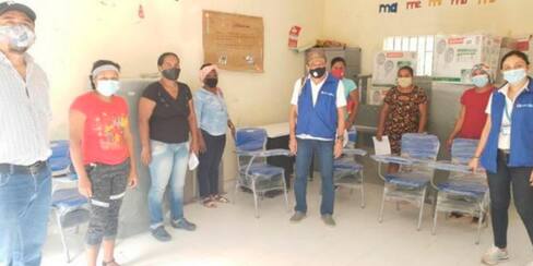 Entregan mobiliario en Centro Educativo Aguacate, en San Onofre