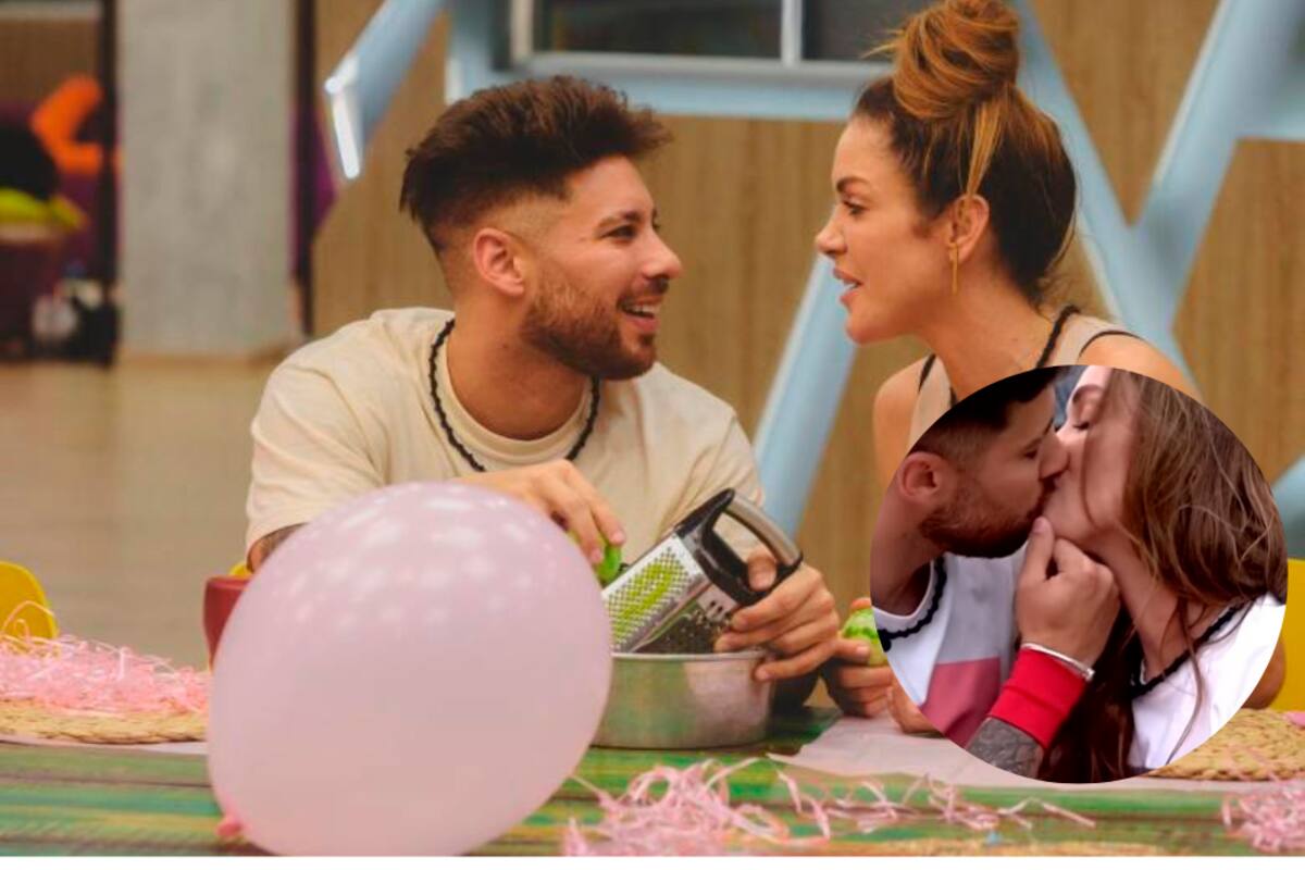 Video: ¡no aguantó más! El apasionado beso de Nataly y Miguel