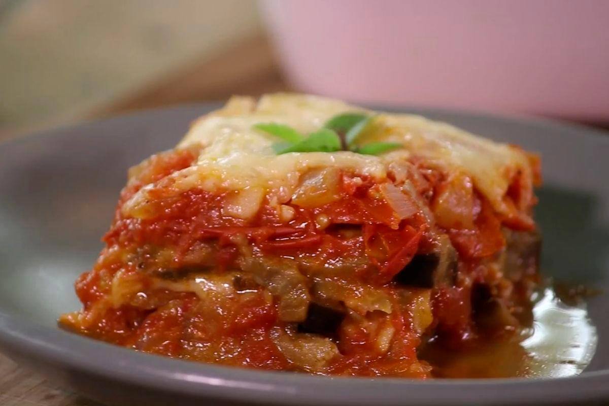 Lasaña de berenjenas, receta fácil para hacer en casa