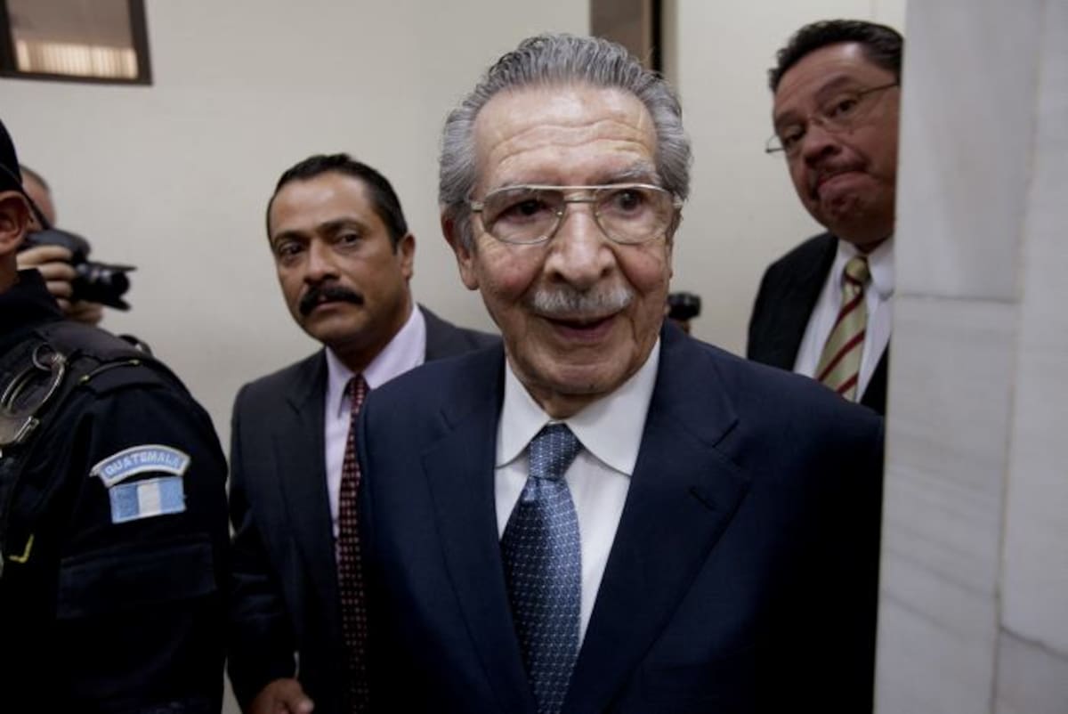 Efraín Ríos Montt, exdictador guatemalteco.