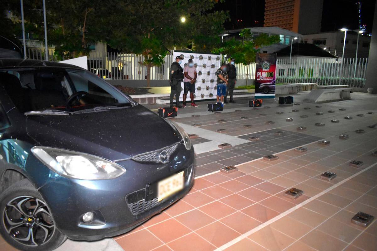 Droga que hallaron en baúl de carro era del Clan del Golfo