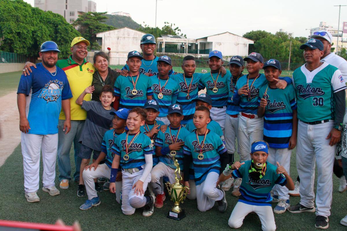 Falcón sufrió, pero alcanzó el título Infantil de béisbol Departamental
