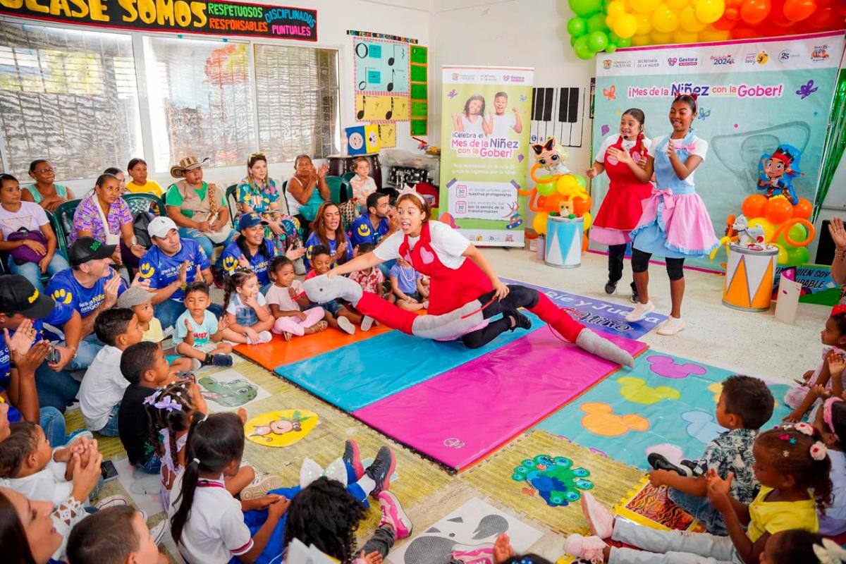 ¡Buena esa! Gobernación realizó actividades con niños de Marialabaja y Bayunca