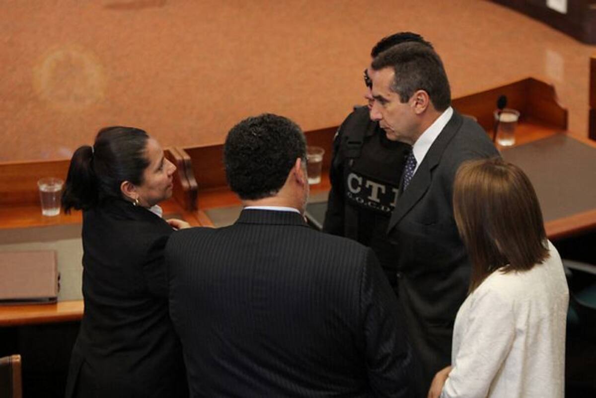 Audiencia en la Corte Suprema de Justicia, contra María del Pilar Hurtado y Bernardo Moreno por chuzadas. COLPRENSA.