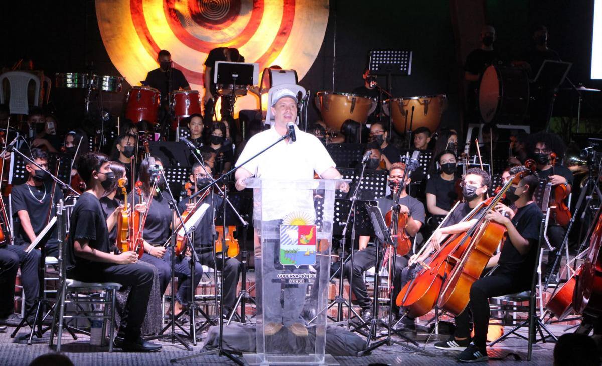 El gobernador de Sucre, Héctor Olimpo Espinosa, destacó el resultado de este proyecto//Manuel Santiago Pérez. El Universal.