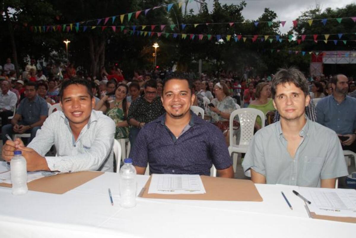 Jamer Corcho, Jorge Otero y Federico Ochoa. LUIS APARICIO