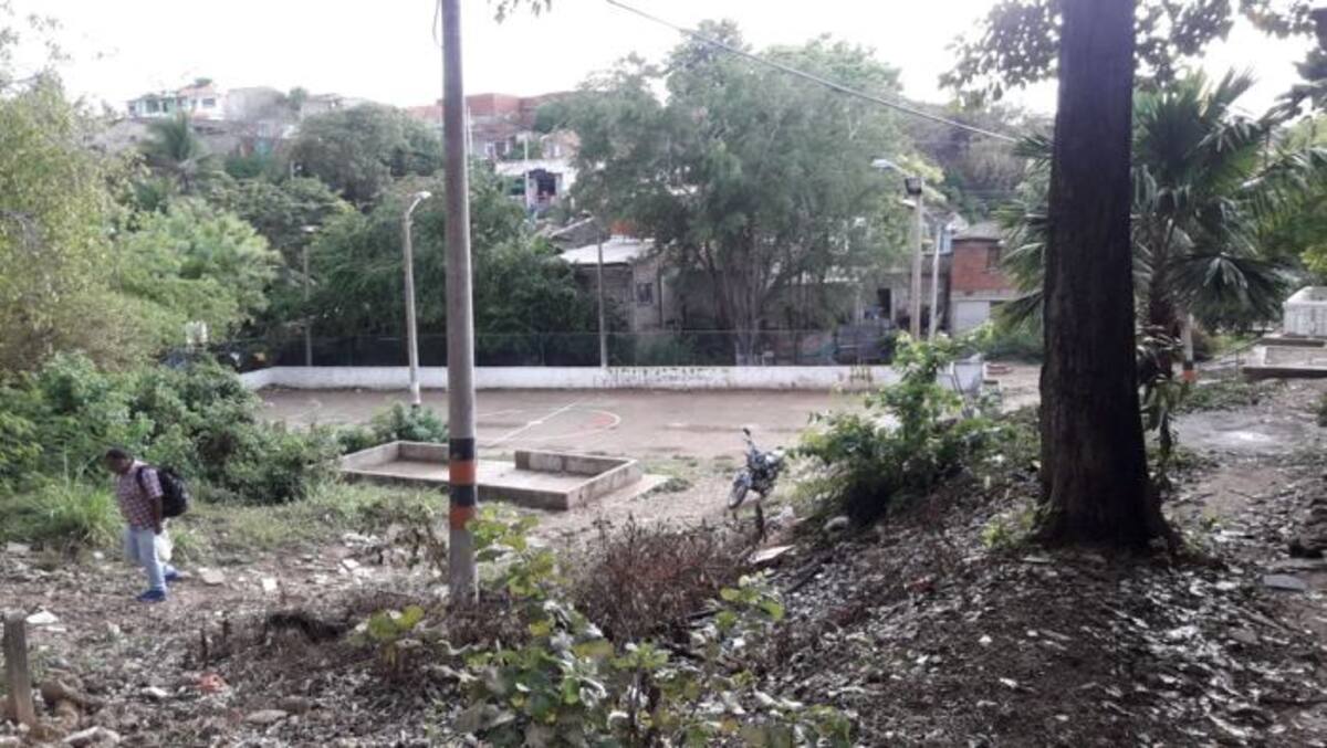 La comunidad explicó que el sitio anteriormente era un lugar lleno de basuras, pero que ahora es un espacio de disfrute que beneficia aproximadamente a 2000 niños del barrio y los alrededores. Cortesía