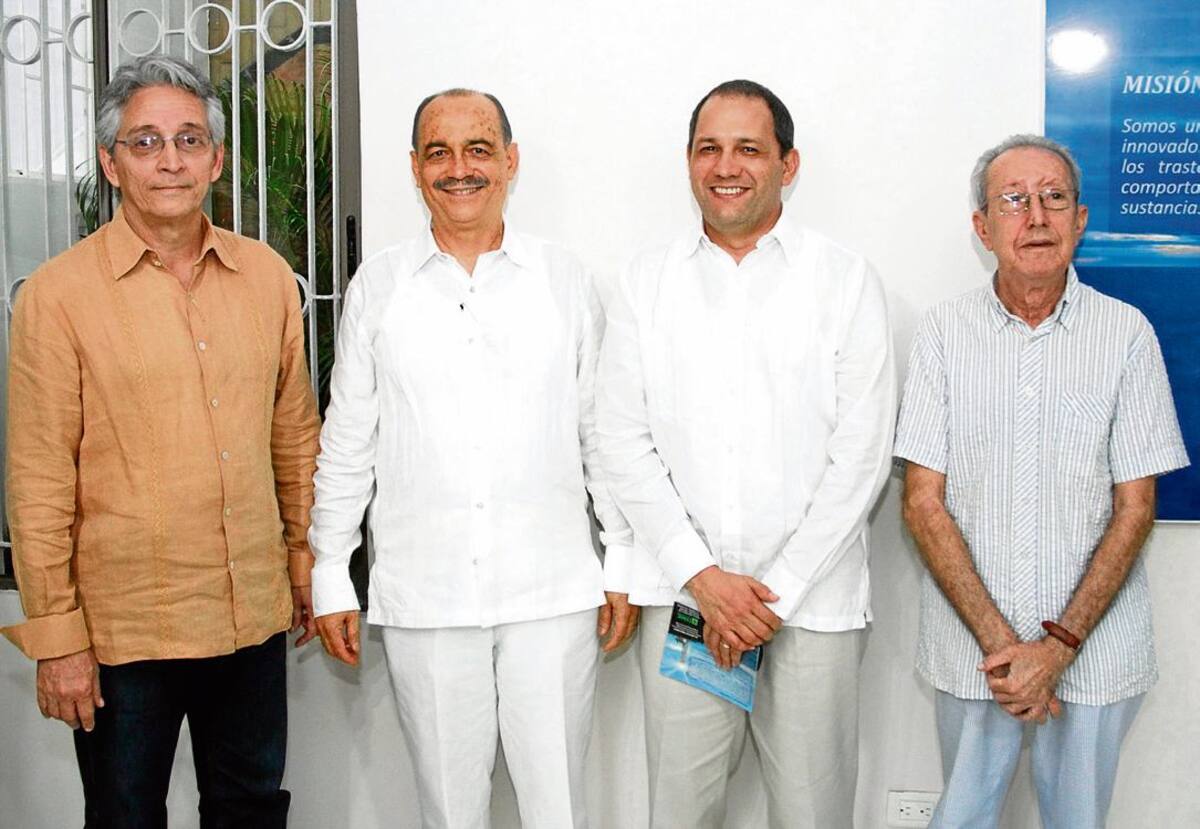 César Sanchez, Christian Ayola, Javier Vásquez y Miguel Ghisays.