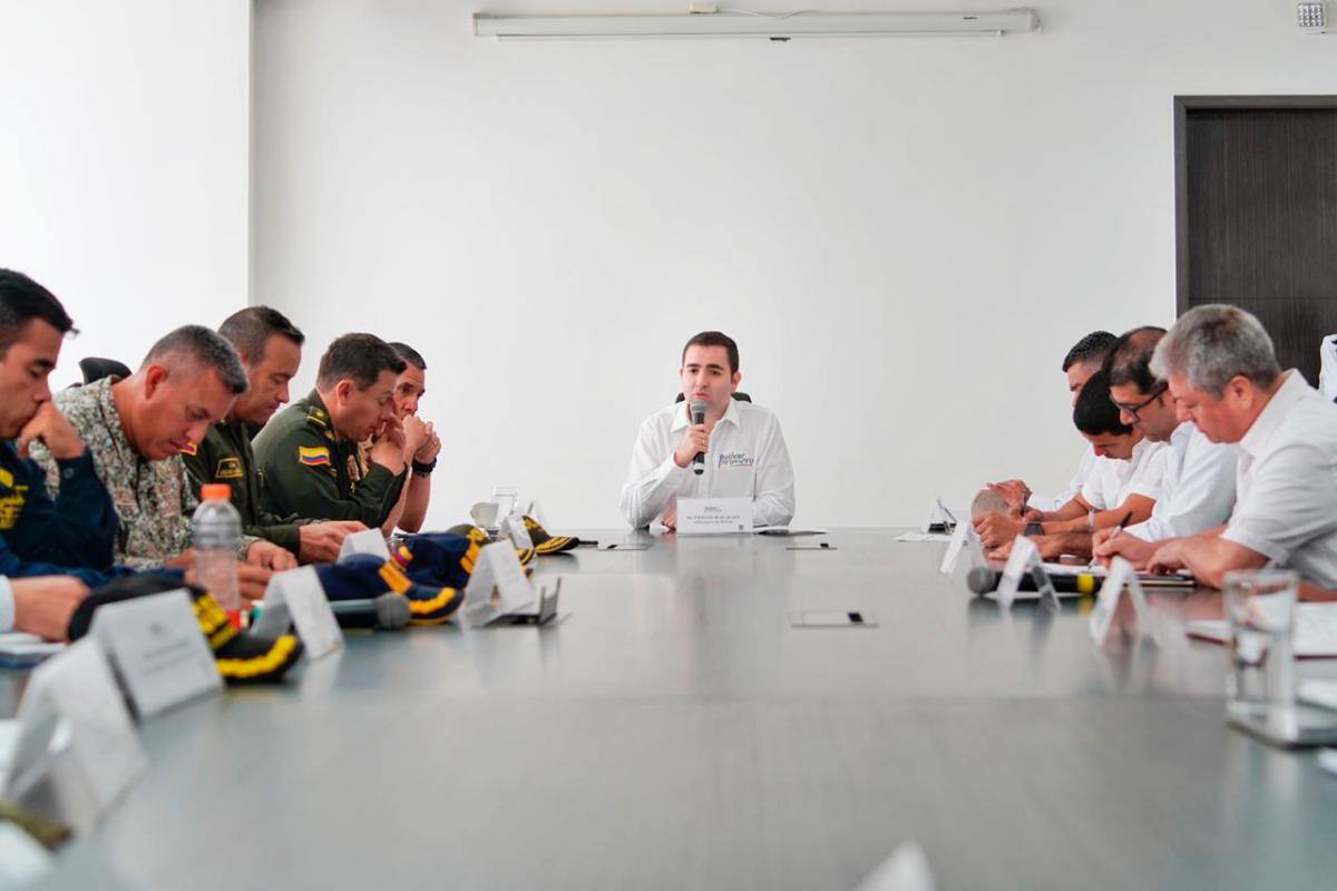 Gobernador Vicente Blel solicitó aumentar pie de fuerza en Arjona
