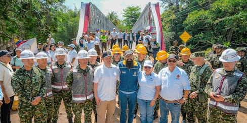 “En tiempo récord entregamos el nuevo puente de Mendihuaca”: Margarita Guerra